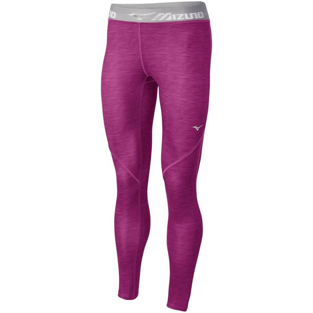 Leggings Mizuno Running Impulse Print Long - Mulher - Roxo - ADECL8269